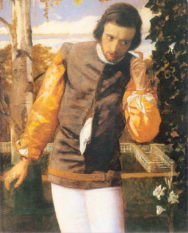 Arthur Devis Benedick in the Arbor china oil painting image